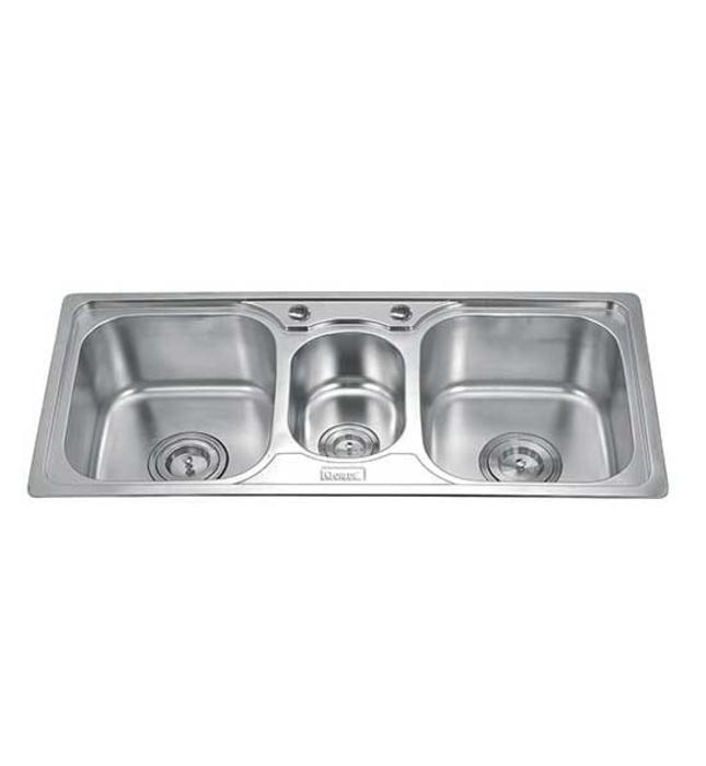 Chậu rửa bát 3 hố Inox GORLDE GD-5631