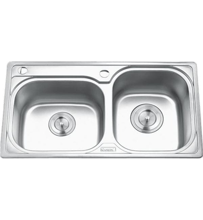 Chậu rửa bát 2 hố lệch Inox GORLDE GD-5302