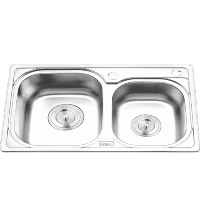 Chậu rửa bát 2 hố lệch Inox GORLDE GD5502 (GD-5502)