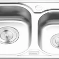 Chậu rửa bát 2 hố lệch Inox GORLDE GD5502 (GD-5502)