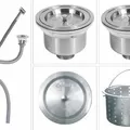 Chậu rửa bát 2 hố lệch Inox GORLDE GD5602 (GD-5602)