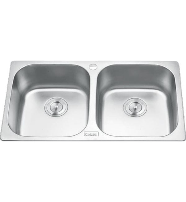 Chậu rửa bát 2 hố cân Inox Gorlde GD5304 (GD-5304)