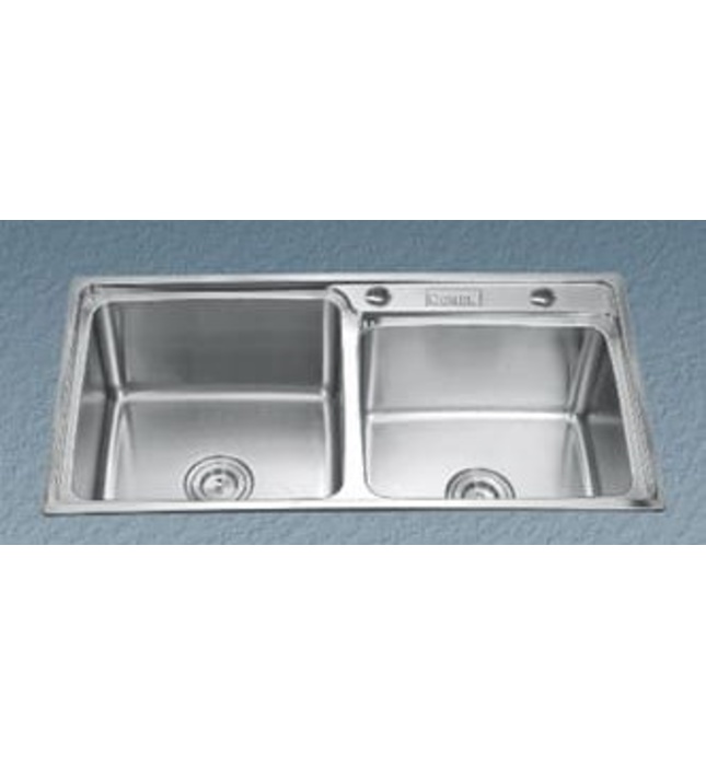 Chậu rửa bát 2 hố SUS 304 Gorlde GD-944