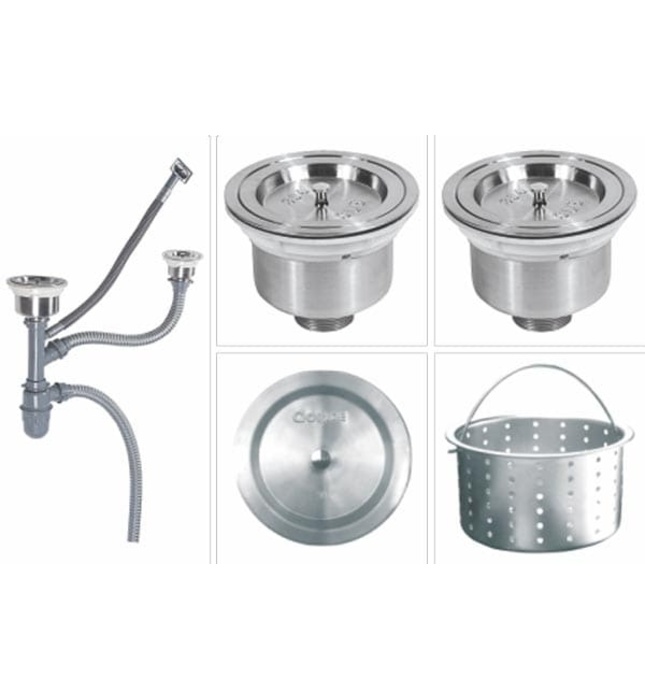 Chậu rửa bát 2 hố SUS 304 Gorlde G2 (G-2)