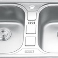 Chậu rửa bát 2 hố cân Inox Gorlde GD5612 (GD-5612)