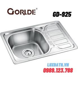 Chậu rửa bát 1 hố SUS 304 Gorlde GD925 (GD-925)