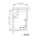 Phòng tắm vách kính Euroking EU-4515A