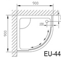 Phòng tắm vách kính Euroking EU-4440C