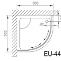 Phòng tắm vách kính Euroking EU-4440B