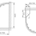 Phòng tắm vách kính Euroking EU-4508