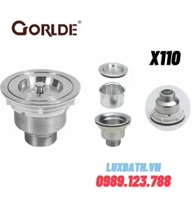 Đầu xi phông chậu rửa bát Gorlde phi 110mm X110 