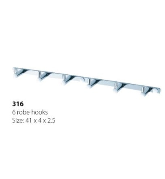 Móc áo 6 vấu Hilux HL316