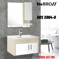 Bộ tủ chậu nhựa 2 ngăn Bross BRS X004-0