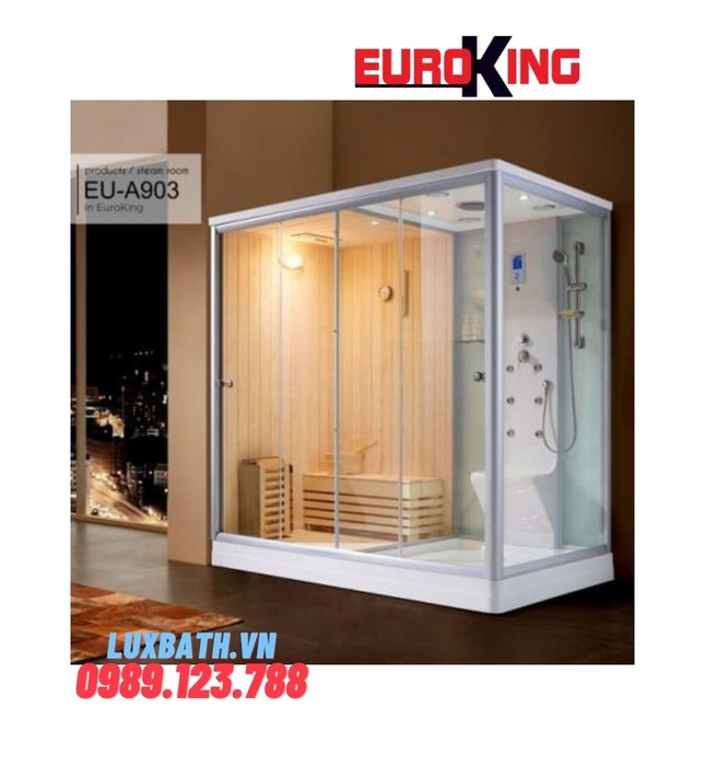 Phòng xông hơi ướt Euroking EU-A903 White 2,2m