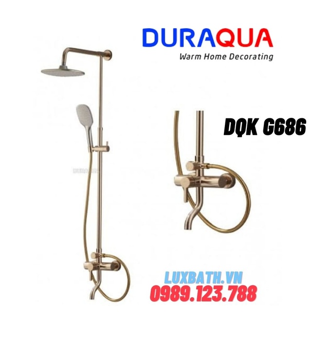 Sen tắm cây đứng Duraqua DQK G686
