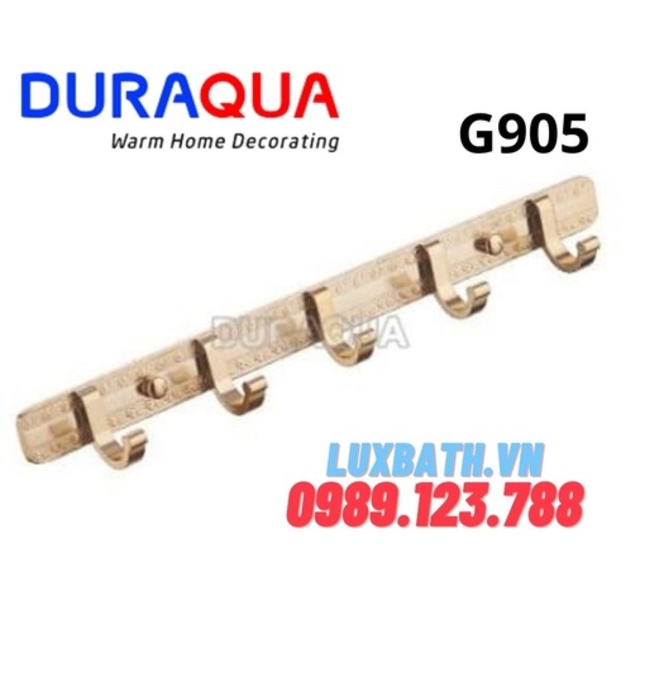 Móc treo quần áo 5 vấu nhôm Duraqua G905