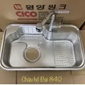 Chậu rửa bát 1 hố đại nhập khẩu Hàn Quốc Ecofa EJUS 840P SUS304 84x52cm