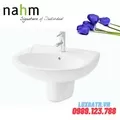 Chậu Lavabo Treo Tường Chân Lửng Nahm SVW27106030N01 + SVH2710W400N01