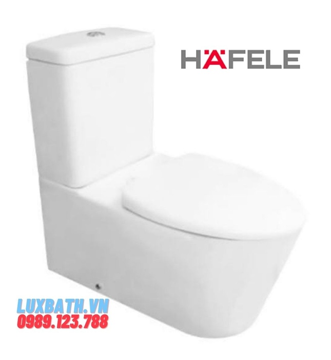 Bồn cầu 2 khối nắp êm Hafele Saturn 588.64.480