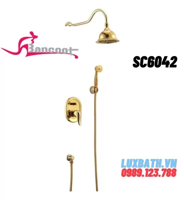 Sen Tắm Âm Tường Mạ Vàng Bancoot SC6042