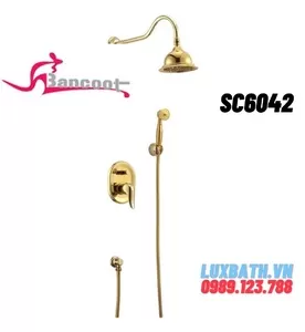 Sen Tắm Âm Tường Mạ Vàng Bancoot SC6042