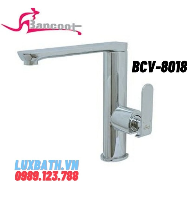 Vòi chậu Lavabo nóng lạnh Bancoot BCV-8018 (Đầu xoay)