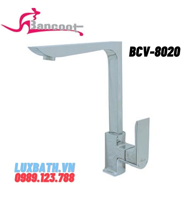 Vòi chậu Lavabo nóng lạnh Bancoot BCV-8020 (Đầu xoay)