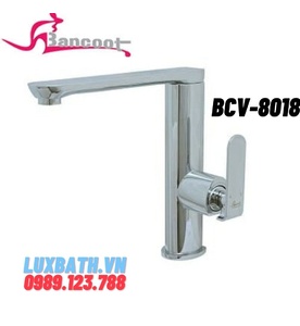 Vòi chậu Lavabo nóng lạnh Bancoot BCV-8018 (Đầu xoay)