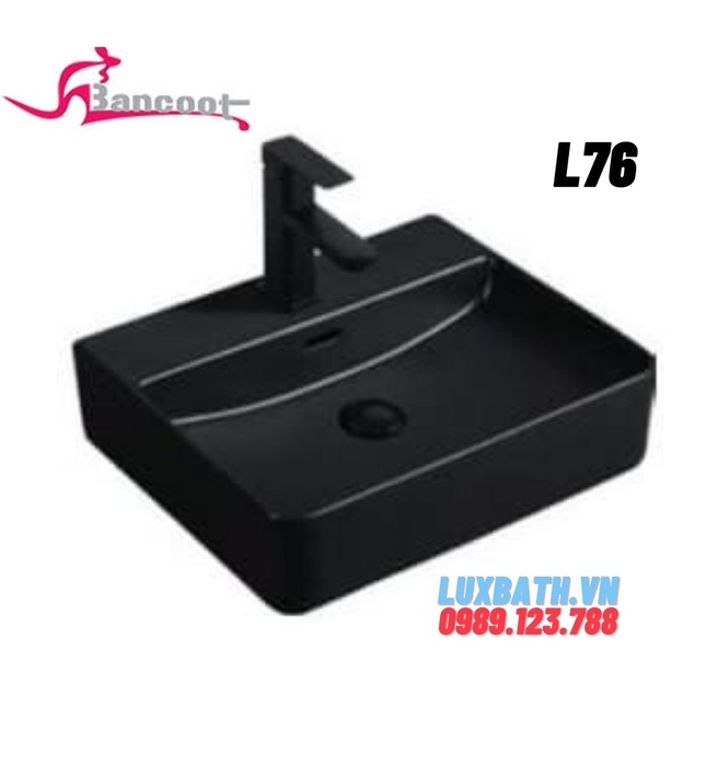 Chậu rửa mặt Lavabo Bancoot L601MB màu đen
