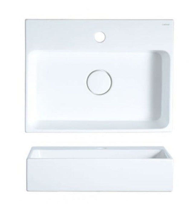 Chậu Rửa Mặt Đặt Bàn Vuông Caesar LF5259