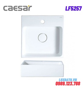 Chậu Rửa Mặt Đặt Bàn Vuông Caesar LF5257