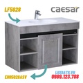 Bộ Tủ chậu lavabo Treo Tường Caesar LF5028/EH05028ASV Màu Xám 