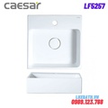 Chậu Rửa Mặt Đặt Bàn Vuông Caesar LF5257