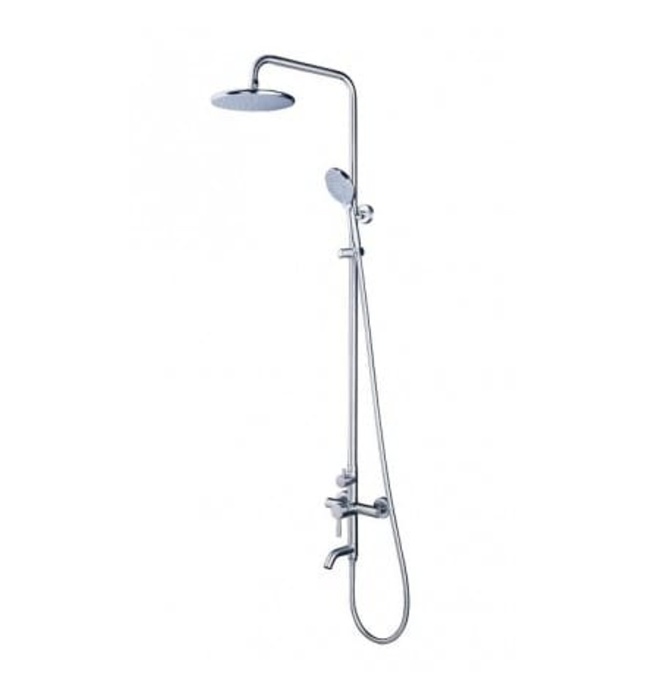 Vòi Sen Cây Nóng Lạnh Bát Tròn Tay Sen 3 Chế Độ Caesar S1028S