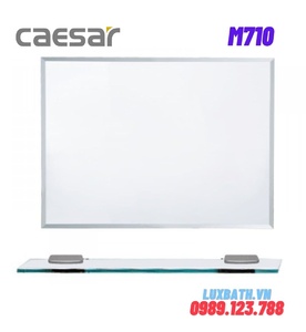 Gương soi chữ nhật 60x80cm Caesar M710 kèm kệ  