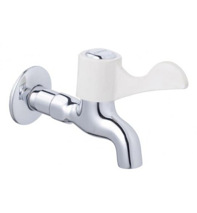 Vòi Lạnh Gắn Tường Tay Nhựa Gạt Caesar W027C