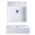 Chậu Lavabo đặt bàn vuông Caesar LF5261