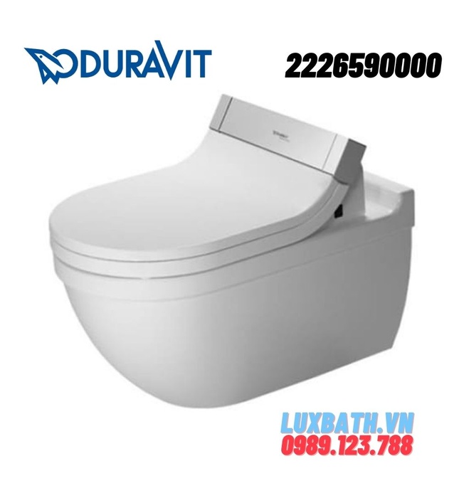 Bồn cầu treo tường nắp điện tử Duravit 2226590000 