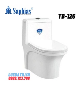 Bồn cầu 1 khối nắp rơi êm SAPHIAS TB-126