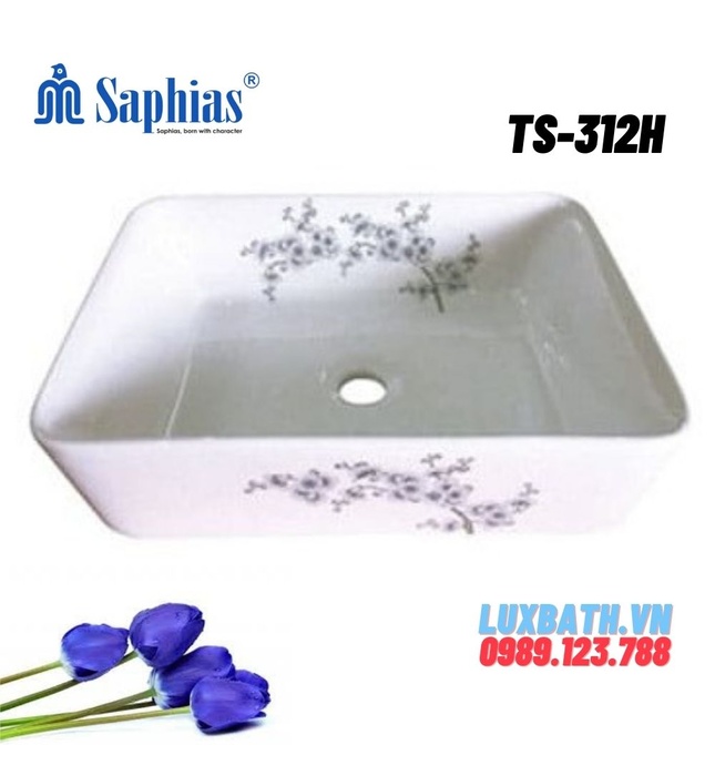 Chậu rửa Lavabo dương bàn Saphias TS-312H