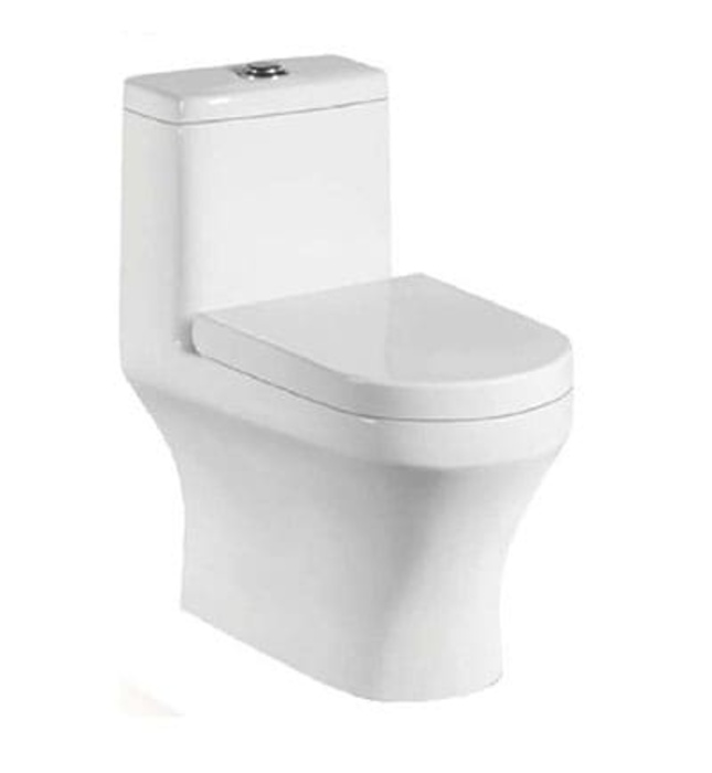 Bồn cầu 1 khối nắp rơi êm Aqualem FT055