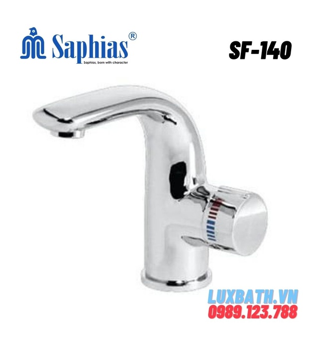 Vòi chậu Lavabo nóng lạnh 1 lỗ Saphias SF-140