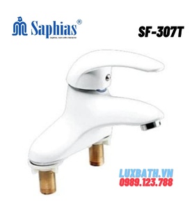 Vòi chậu Lavabo nóng lạnh 3 lỗ Saphias SF-307T