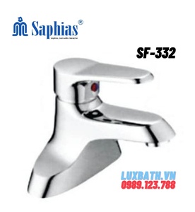 Vòi chậu Lavabo nóng lạnh 3 lỗ Saphias SF-332
