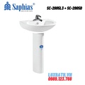 Chậu rửa Lavabo chân dài Saphias SC-2005L3 + SC-2005D