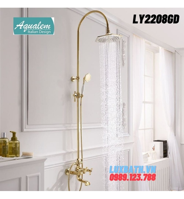 Sen tắm cây mạ vàng Aqualem LY2208GD