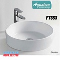Chậu rửa lavabo dương bàn Aqualem FT653