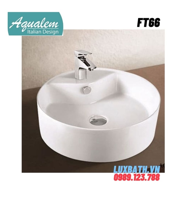 Chậu rửa lavabo dương bàn Aqualem FT66