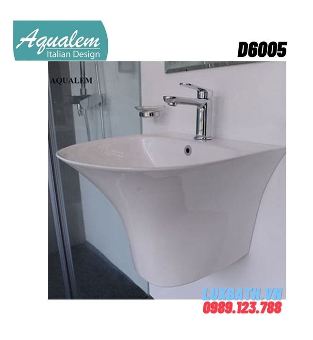 Chậu rửa Lavabo treo tường Aqualem D6005