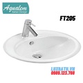Chậu rửa lavabo dương vành Aqualem FT205